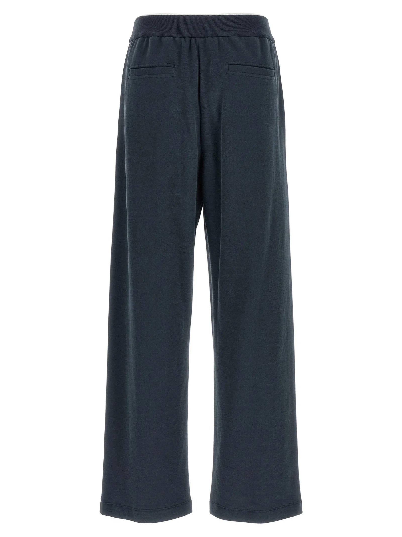 Brunello Cucinelli Blue Cotton Joggers (Workout Pants)