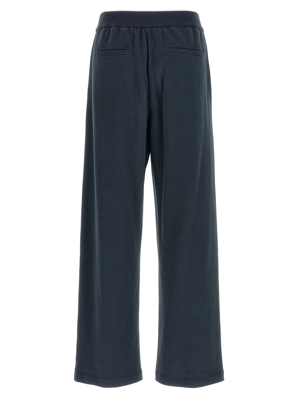 Brunello Cucinelli Blue Cotton Joggers (Workout Pants)