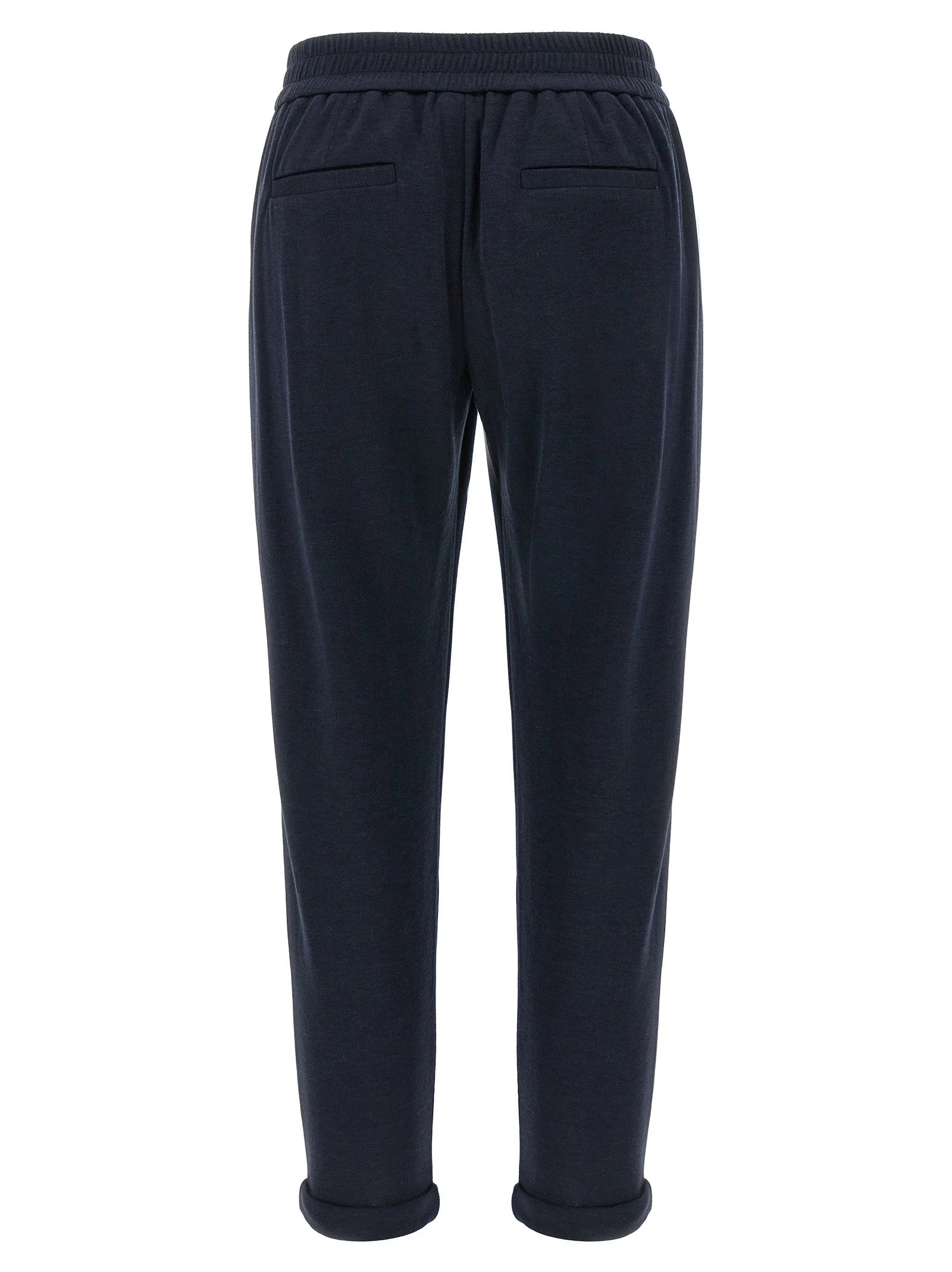 Brunello Cucinelli Blue Cotton Joggers (Workout Pants)