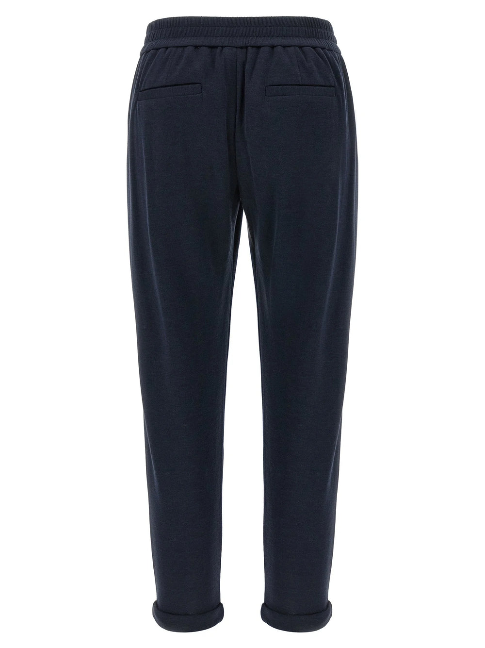 Brunello Cucinelli Blue Cotton Joggers (Workout Pants)