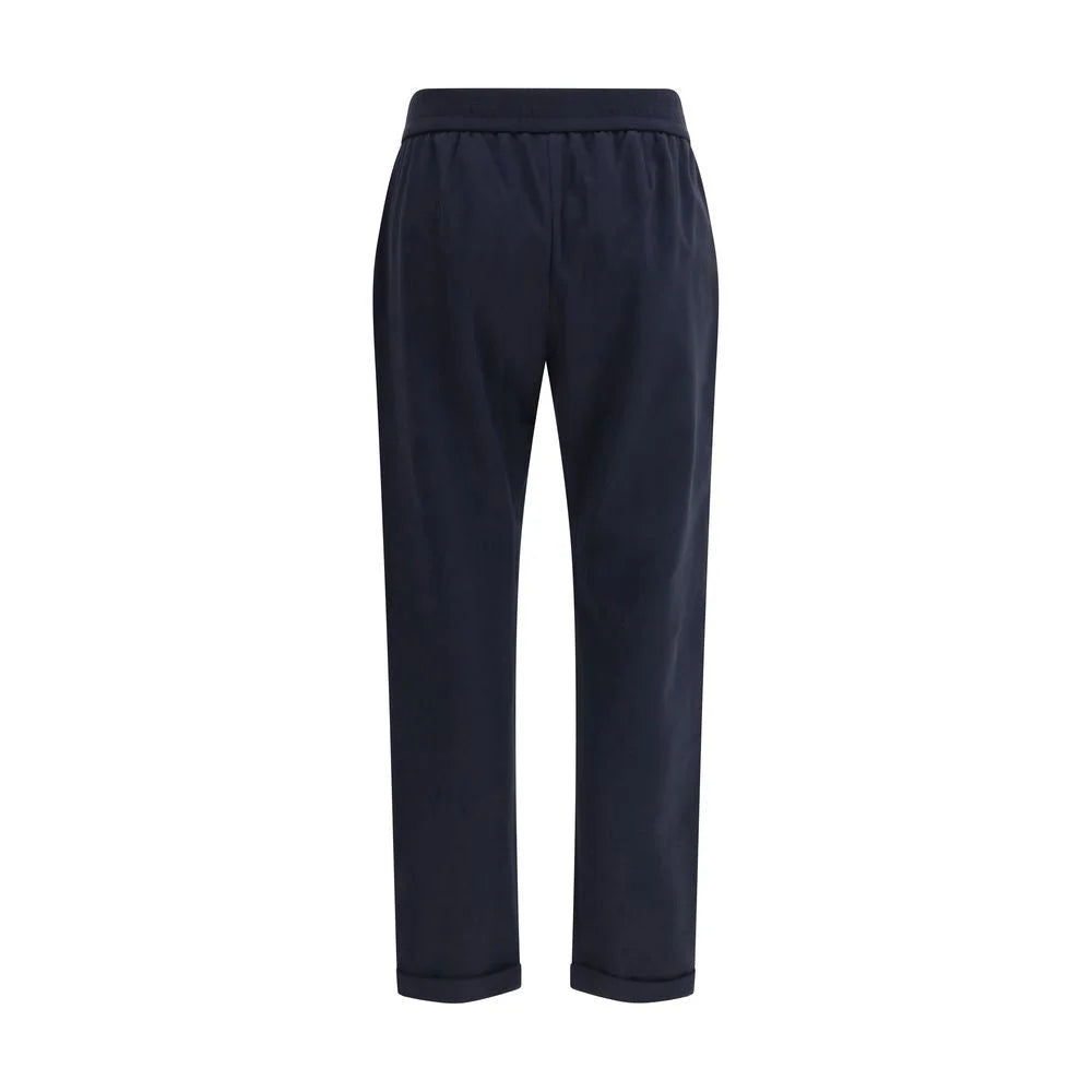 Brunello Cucinelli Blue Cotton Joggers (Workout Pants)