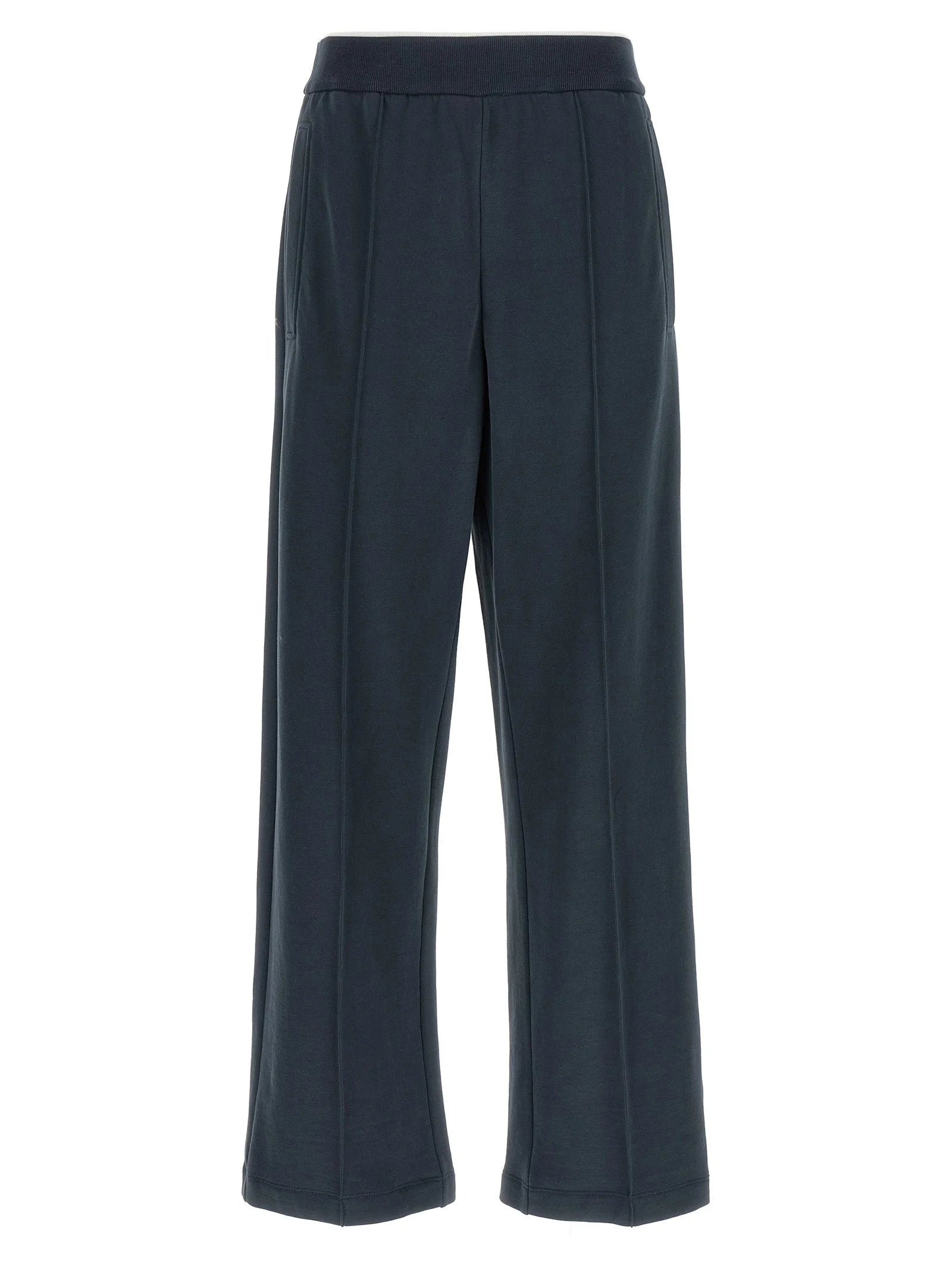 Brunello Cucinelli Blue Cotton Joggers (Workout Pants)