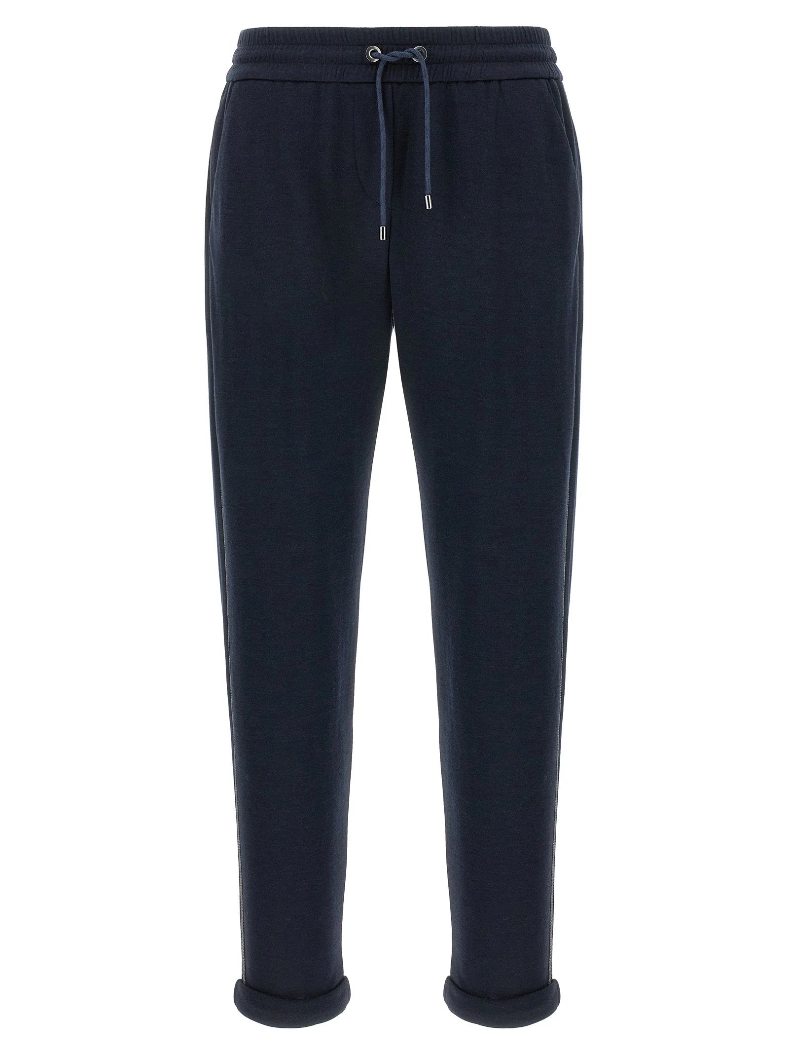 Brunello Cucinelli Blue Cotton Joggers (Workout Pants)