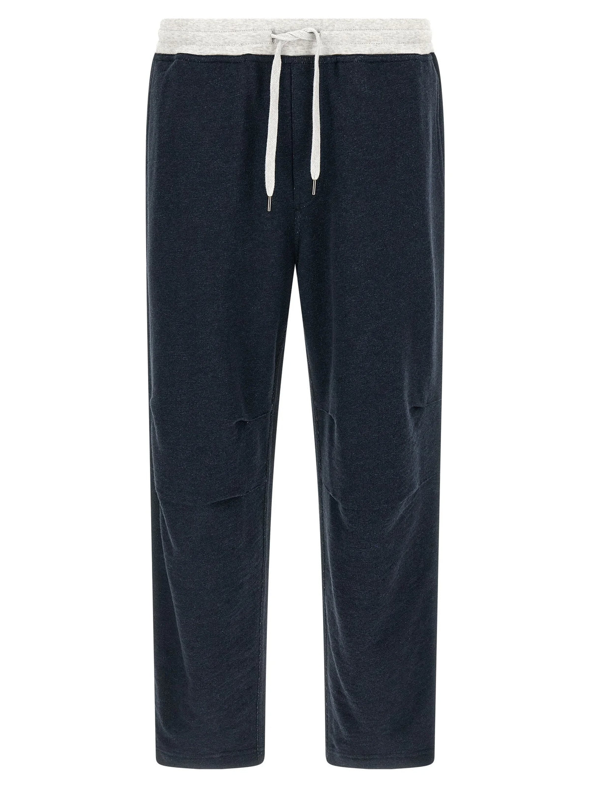 Brunello Cucinelli Blue Cotton Joggers (Workout Pants)