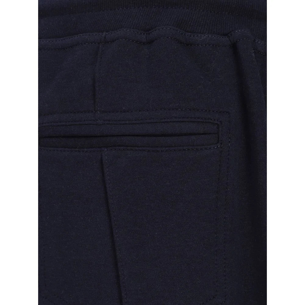 Brunello Cucinelli Blue Cotton Joggers (Workout Pants)