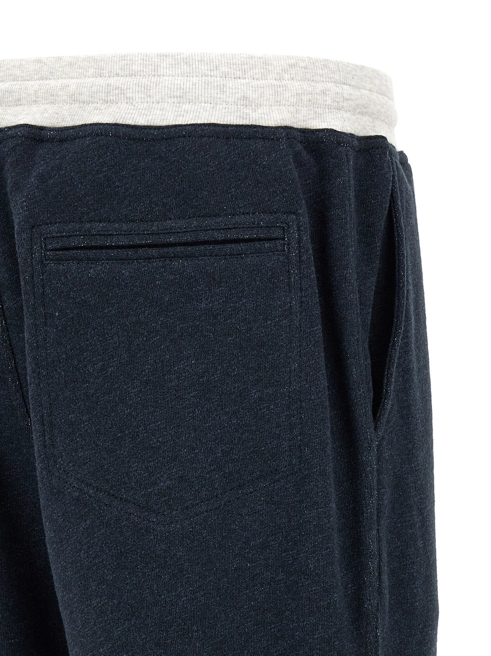 Brunello Cucinelli Blue Cotton Joggers (Workout Pants)