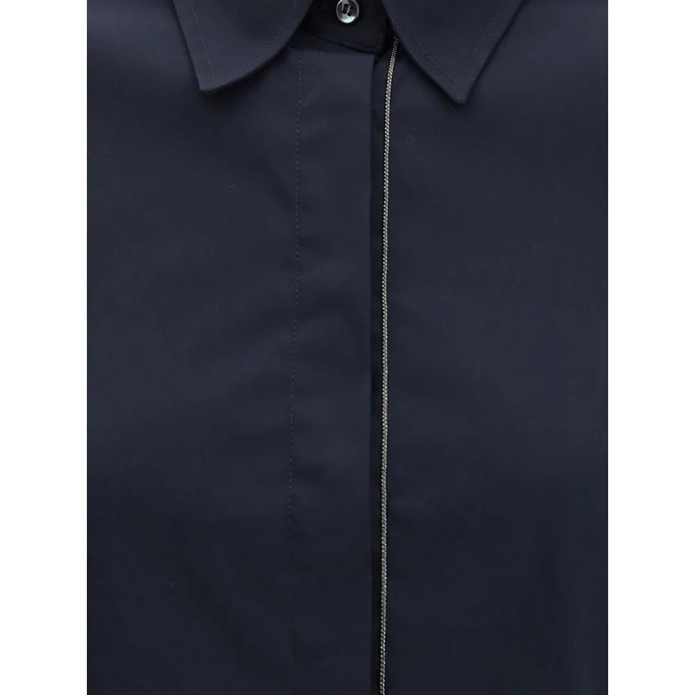 Brunello Cucinelli Blue Cotton Shirt - S
