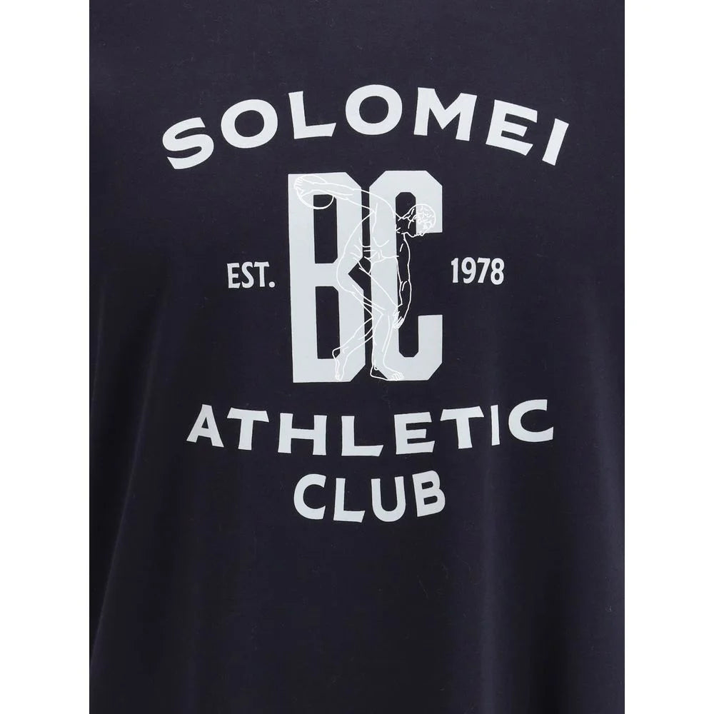 Brunello Cucinelli Blue Cotton Sportswear - S