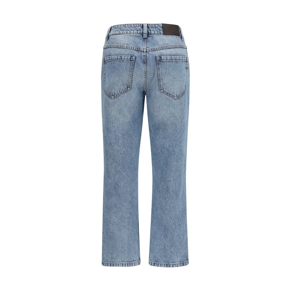 Brunello Cucinelli Blue Cotton Straight-Leg Jeans - IT38 | S