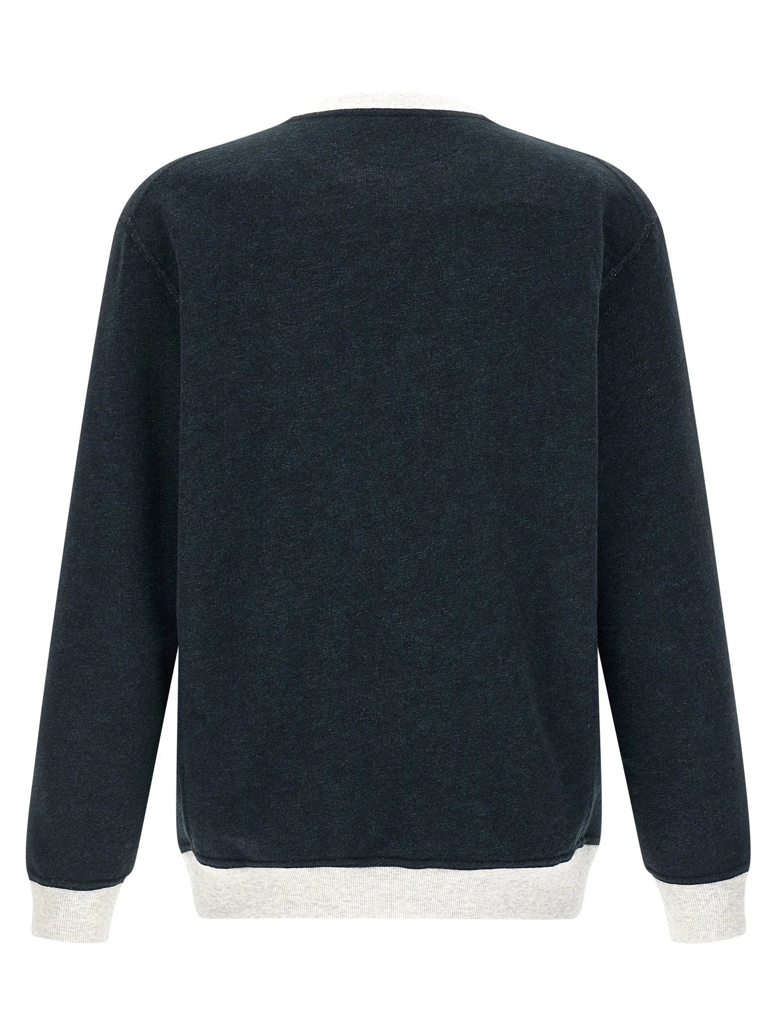 Brunello Cucinelli Blue Cotton Sweatshirt