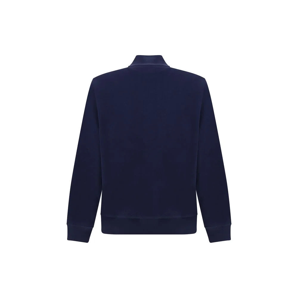 Brunello Cucinelli Blue Cotton Sweatshirt