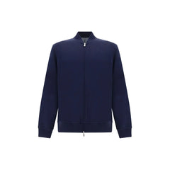 Brunello Cucinelli Blue Cotton Sweatshirt