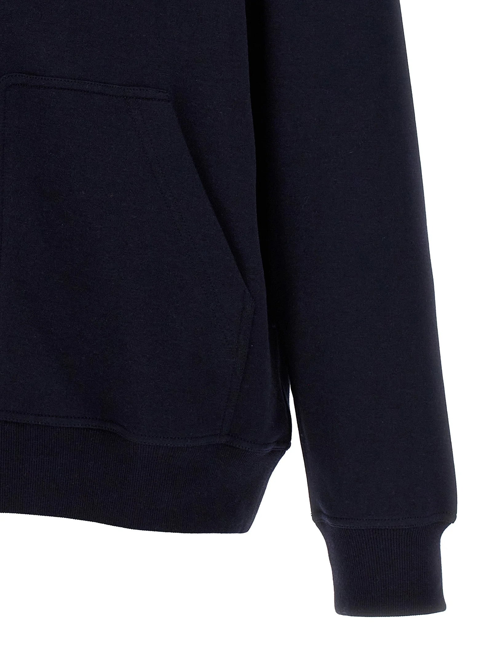Bluza dresowa z bawełny w kolorze niebieskim Brunello Cucinelli