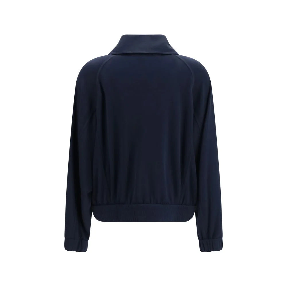 Brunello Cucinelli Blue Cotton Sweatshirt