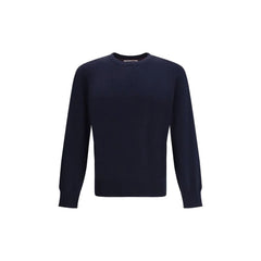 Brunello Cucinelli Blue Cotton Sweatshirt
