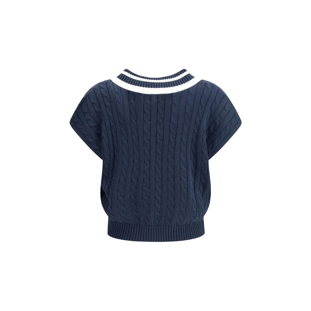 Brunello Cucinelli Blue Cotton Sweatshirt - S