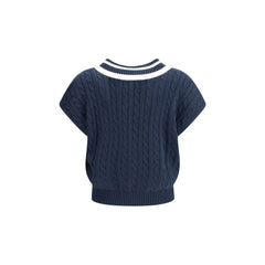 Brunello Cucinelli Blue Cotton Sweatshirt - S