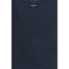 Brunello Cucinelli Blue Cotton T-Shirt