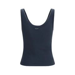 Brunello Cucinelli Blue Cotton T-Shirt