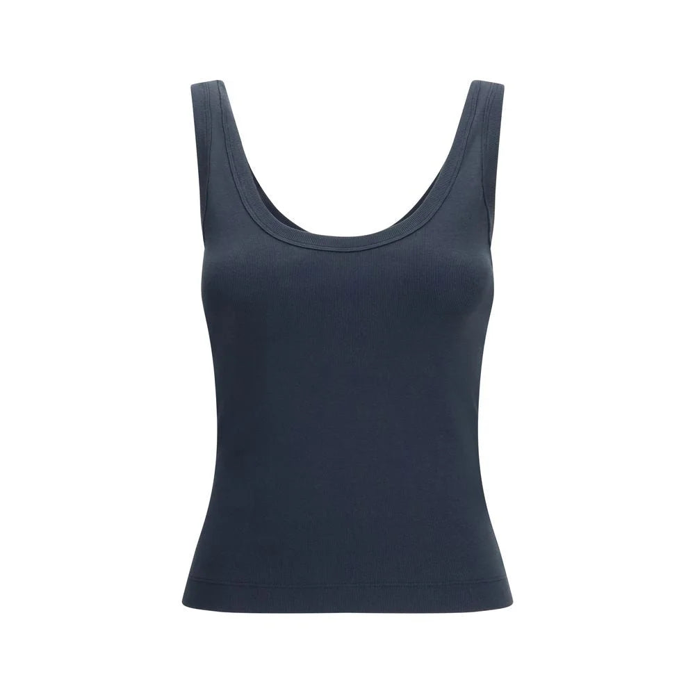 Brunello Cucinelli Blue Cotton T-Shirt