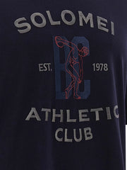 Brunello Cucinelli Blue Cotton T-Shirt