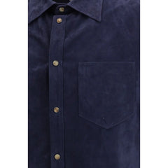 Brunello Cucinelli Blue Denim Shirt - L