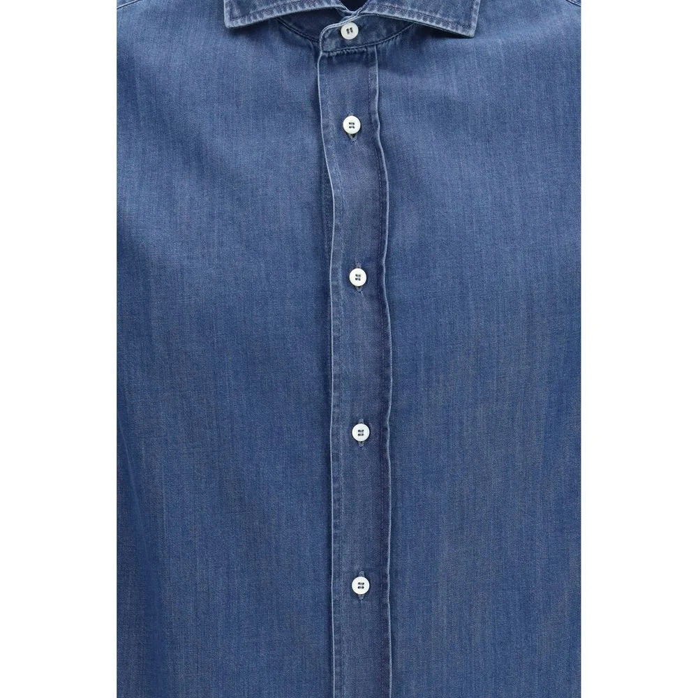Brunello Cucinelli Kék Denim Ruha - M