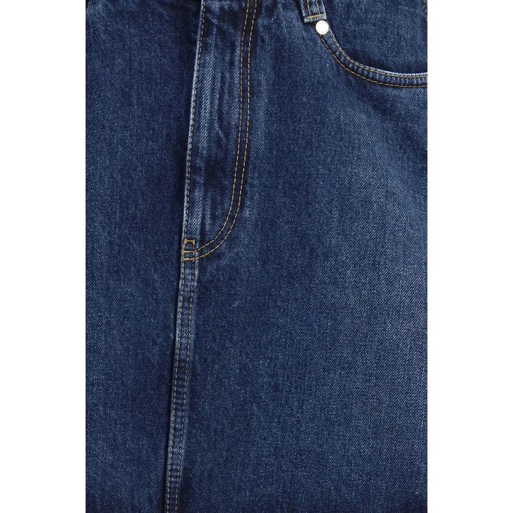 Brunello Cucinelli Blue Denim Skirt - IT42 | L