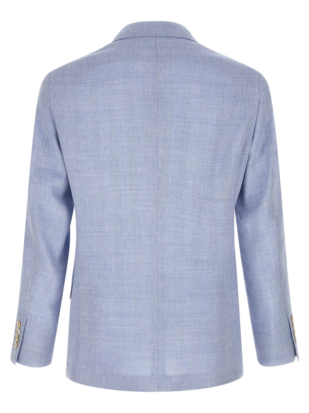 Brunello Cucinelli Blue Linen Blazer - XXL