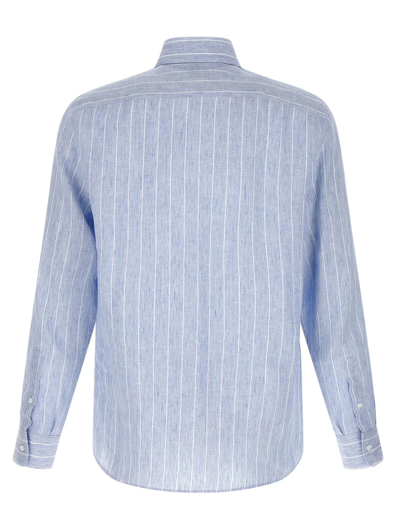 Brunello Cucinelli Tumansininen Linen Paita