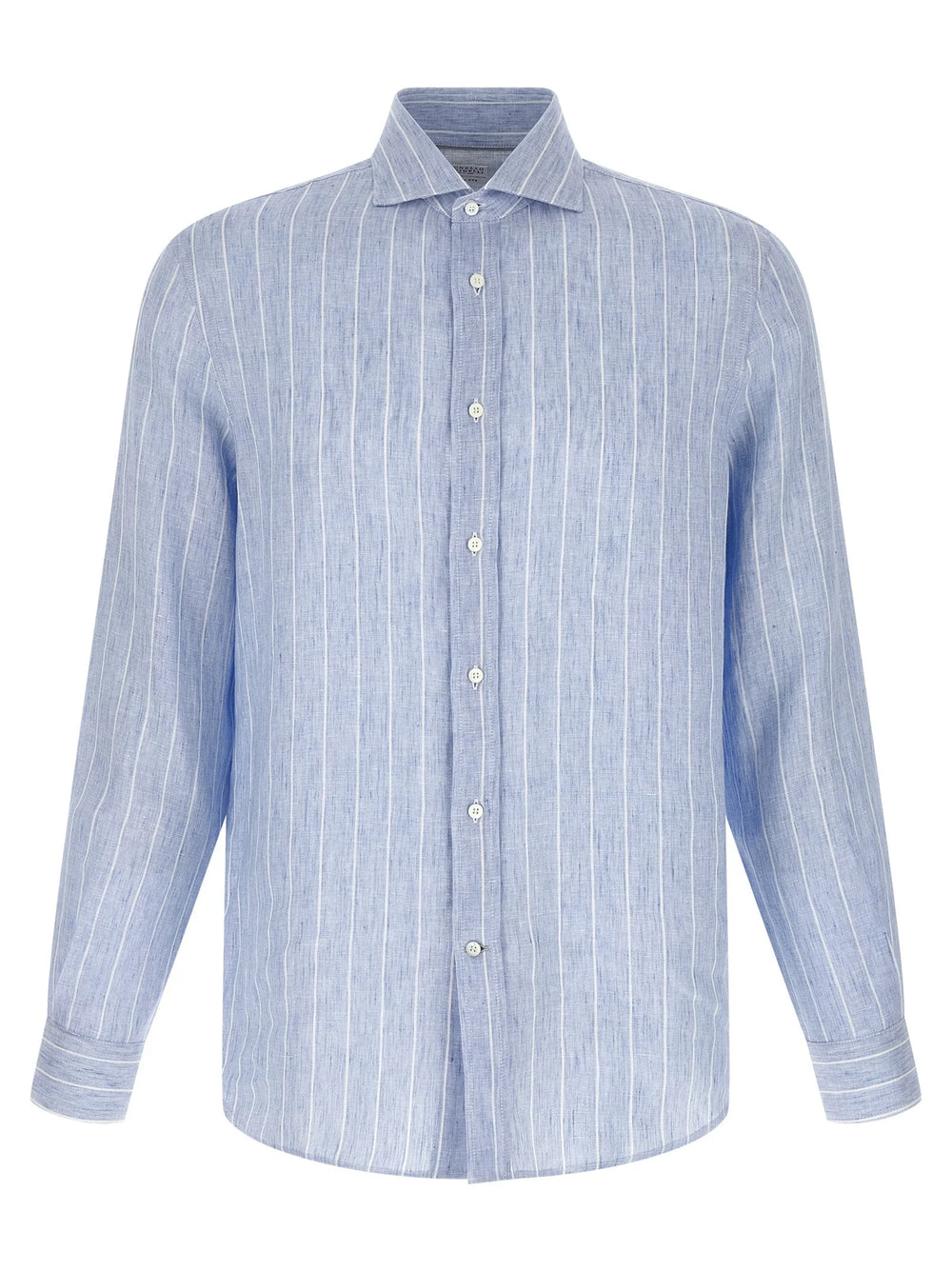Brunello Cucinelli Tumansininen Linen Paita