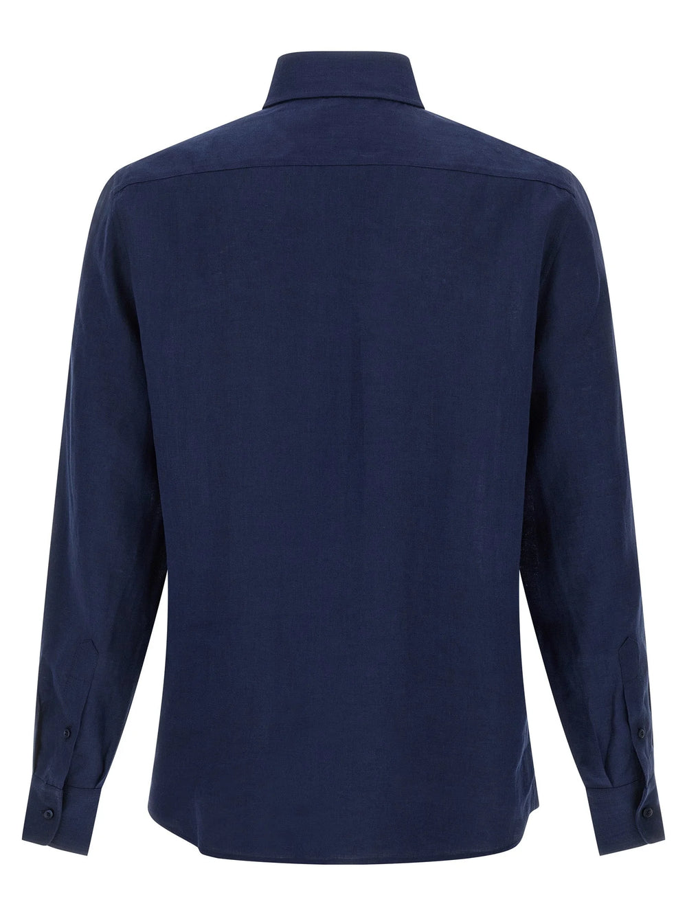 Brunello Cucinelli Blue Linen Blouse - L