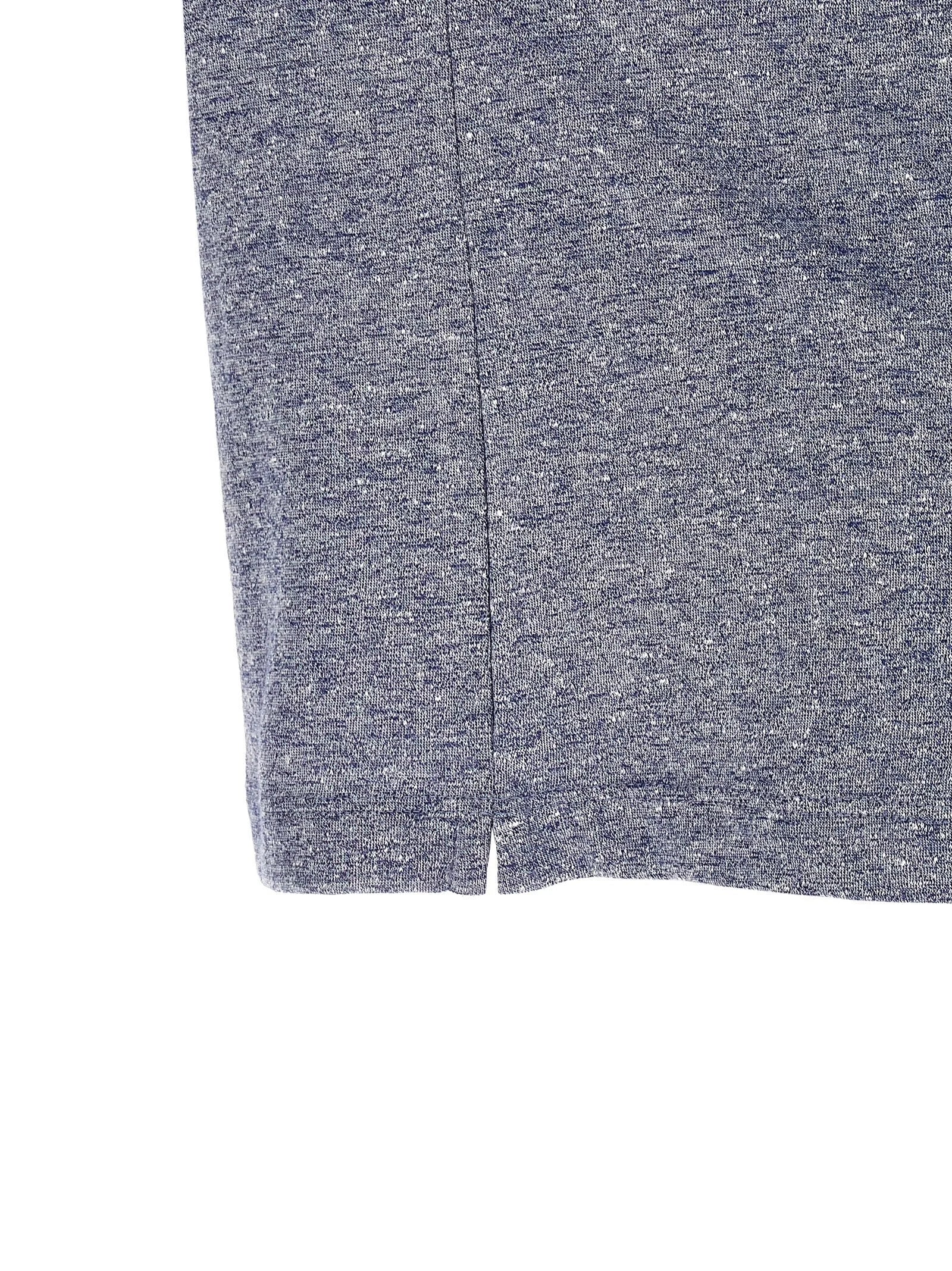 Brunello Cucinelli Blue Linen T-Shirt