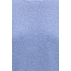 Brunello Cucinelli Blue Nylon T-Shirt