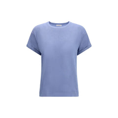 Brunello Cucinelli Blue Nylon T-Shirt
