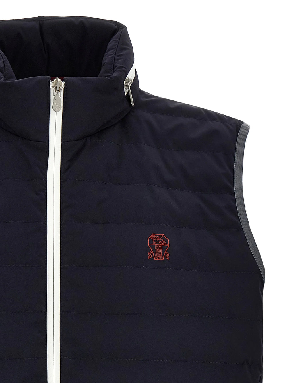 Brunello Cucinelli Blue Polyamide Coat