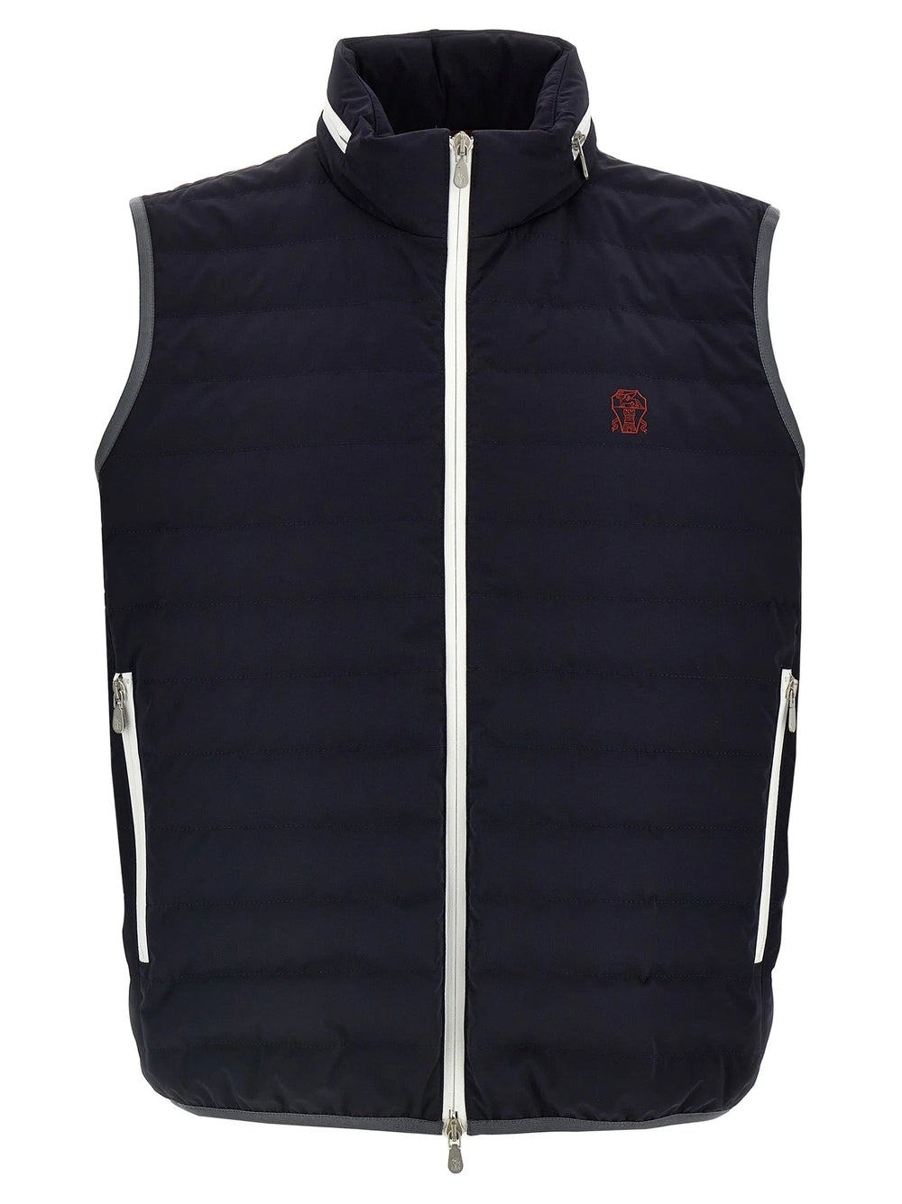 Brunello Cucinelli Blue Polyamide Coat