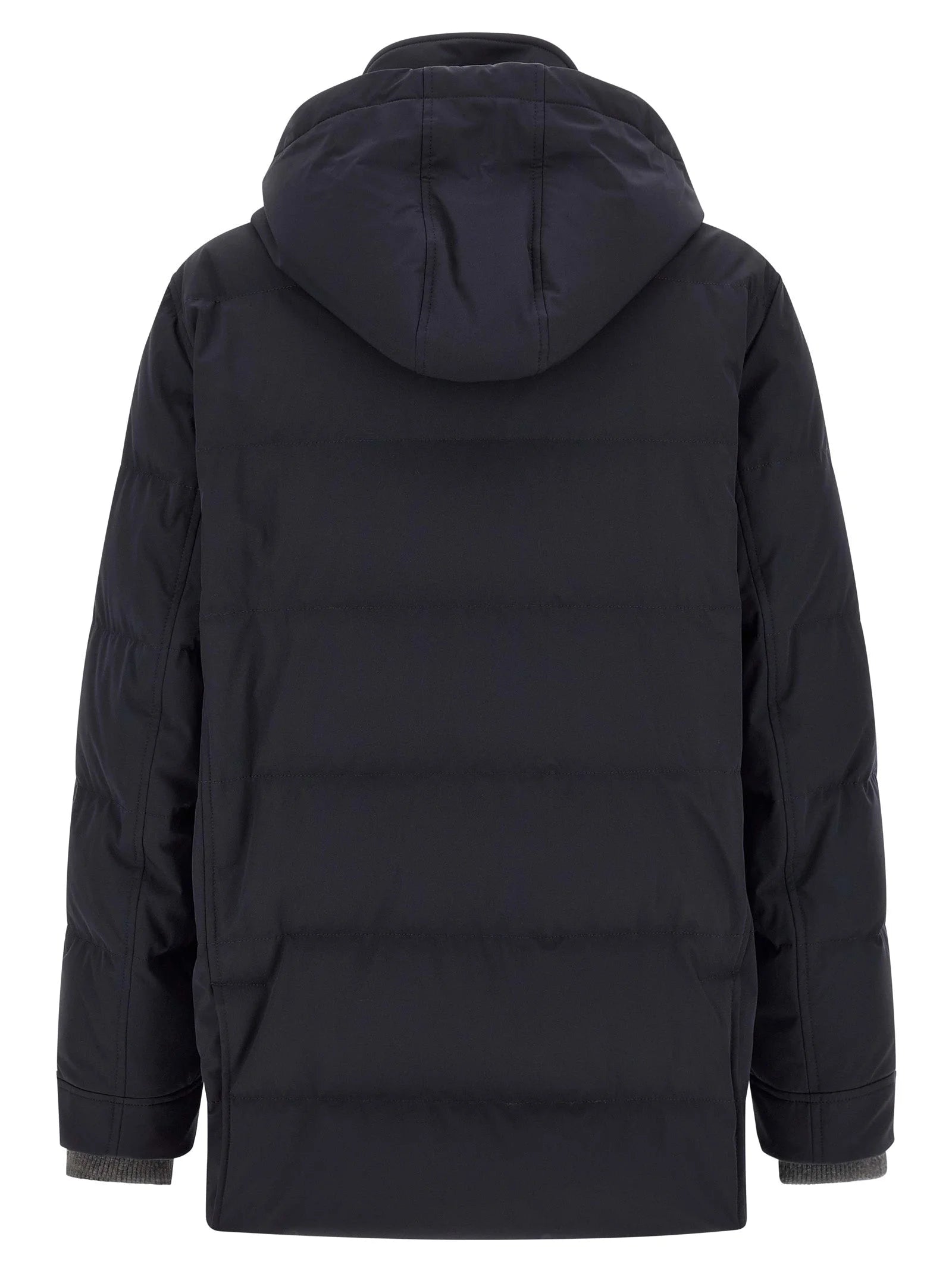 Brunello Cucinelli Blue Polyamide Parka