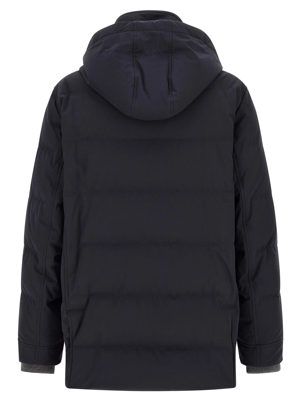 Brunello Cucinelli Blue Polyamide Parka