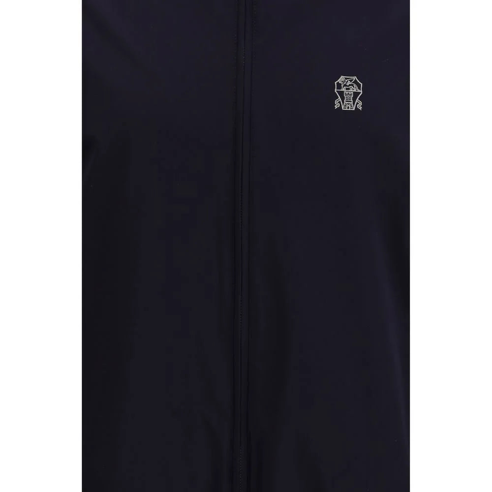 Brunello Cucinelli Blue Polyamide Shell Jacket