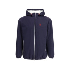 Brunello Cucinelli Blue Polyamide Shell Jacket