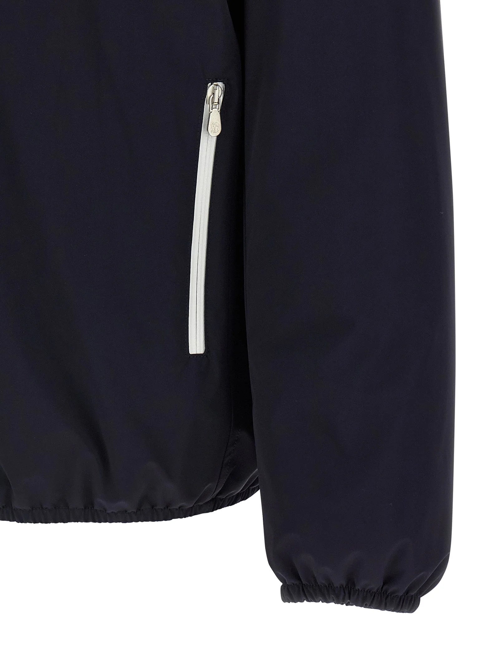 Brunello Cucinelli Blue Polyamide Shell Jacket - M