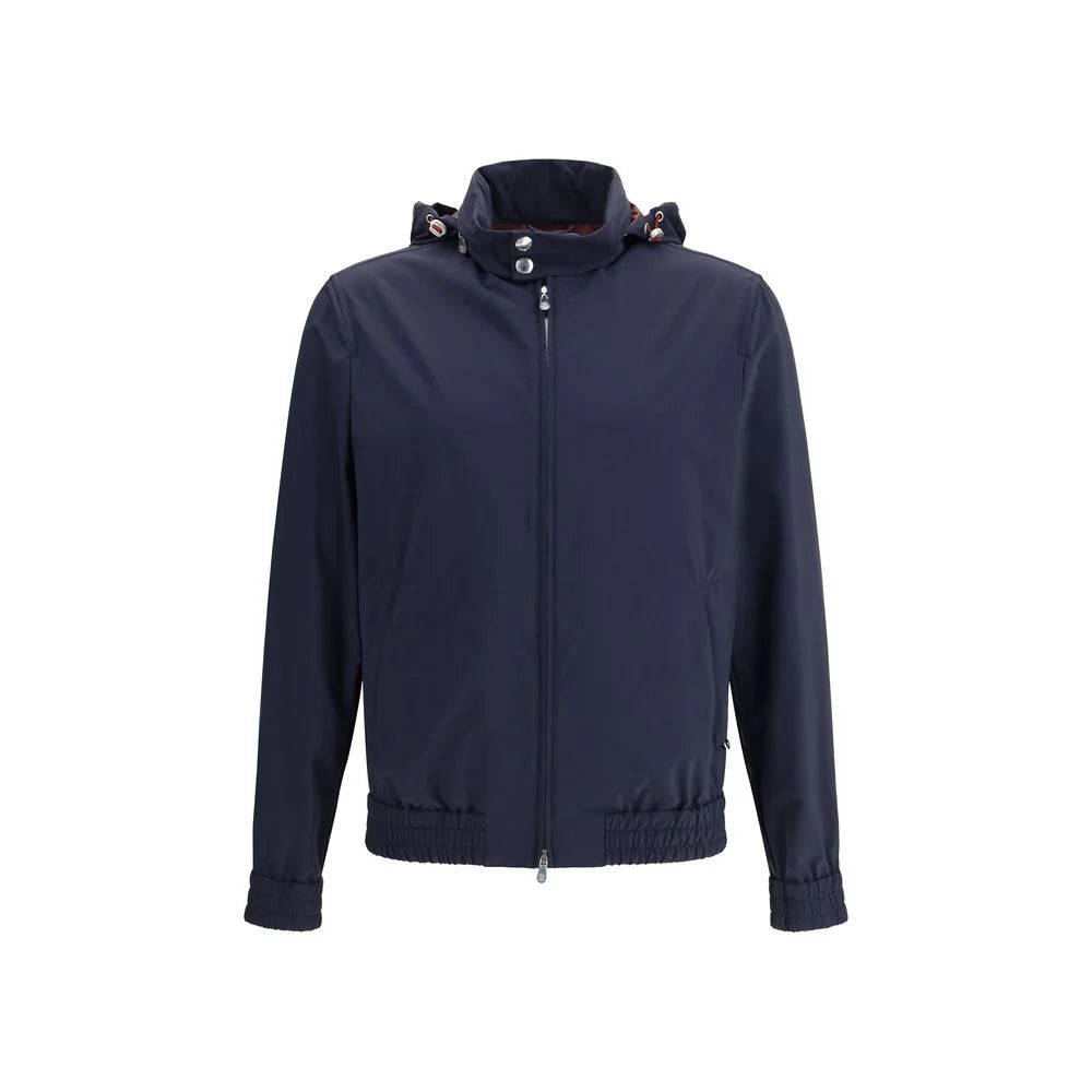 Brunello Cucinelli Blue Polyamide Shell Jacket - Sport Jackets