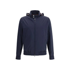 Brunello Cucinelli Blue Polyamide Shell Jacket - Sport Jackets