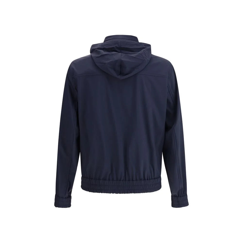 Brunello Cucinelli Blue Polyamide Shell Jacket - Sport Jackets