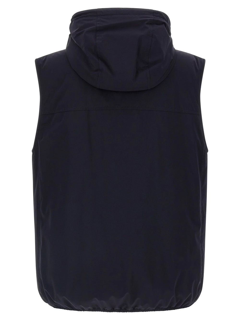 Brunello Cucinelli Blue Polyamide Sleeveless Jacket