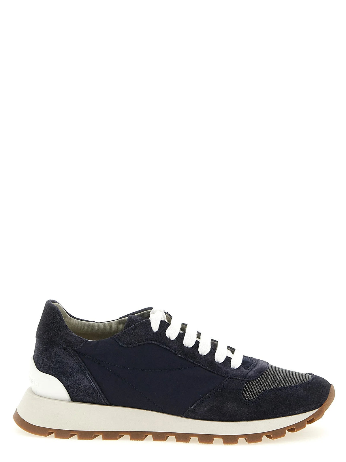 Brunello Cucinelli Blue Polyester Athletic Sneakers - EU38/US8