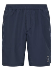 Brunello Cucinelli Blue Polyester Bermuda Shorts