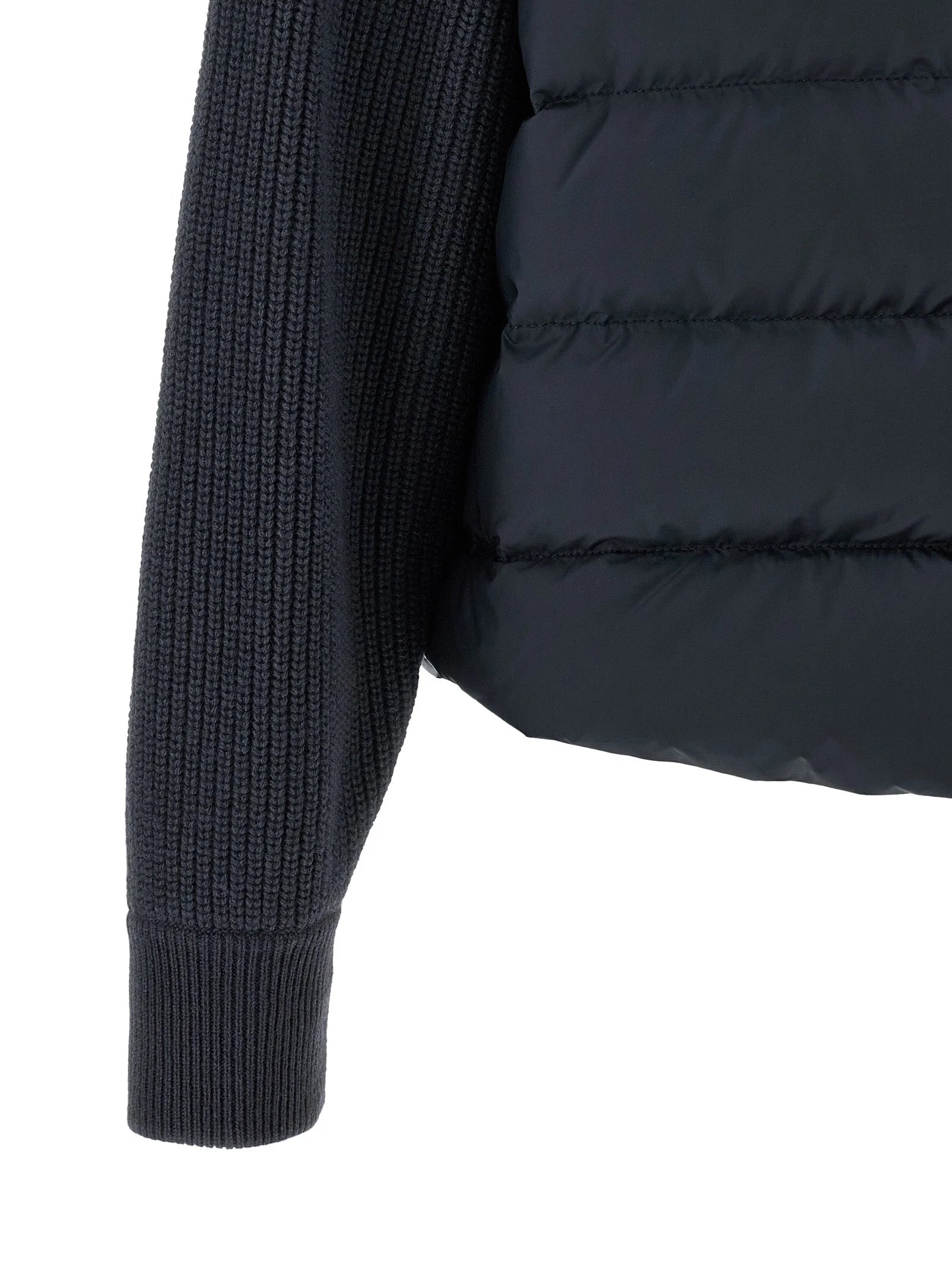 Brunello Cucinelli Blue Polyester Full-Length Jacket