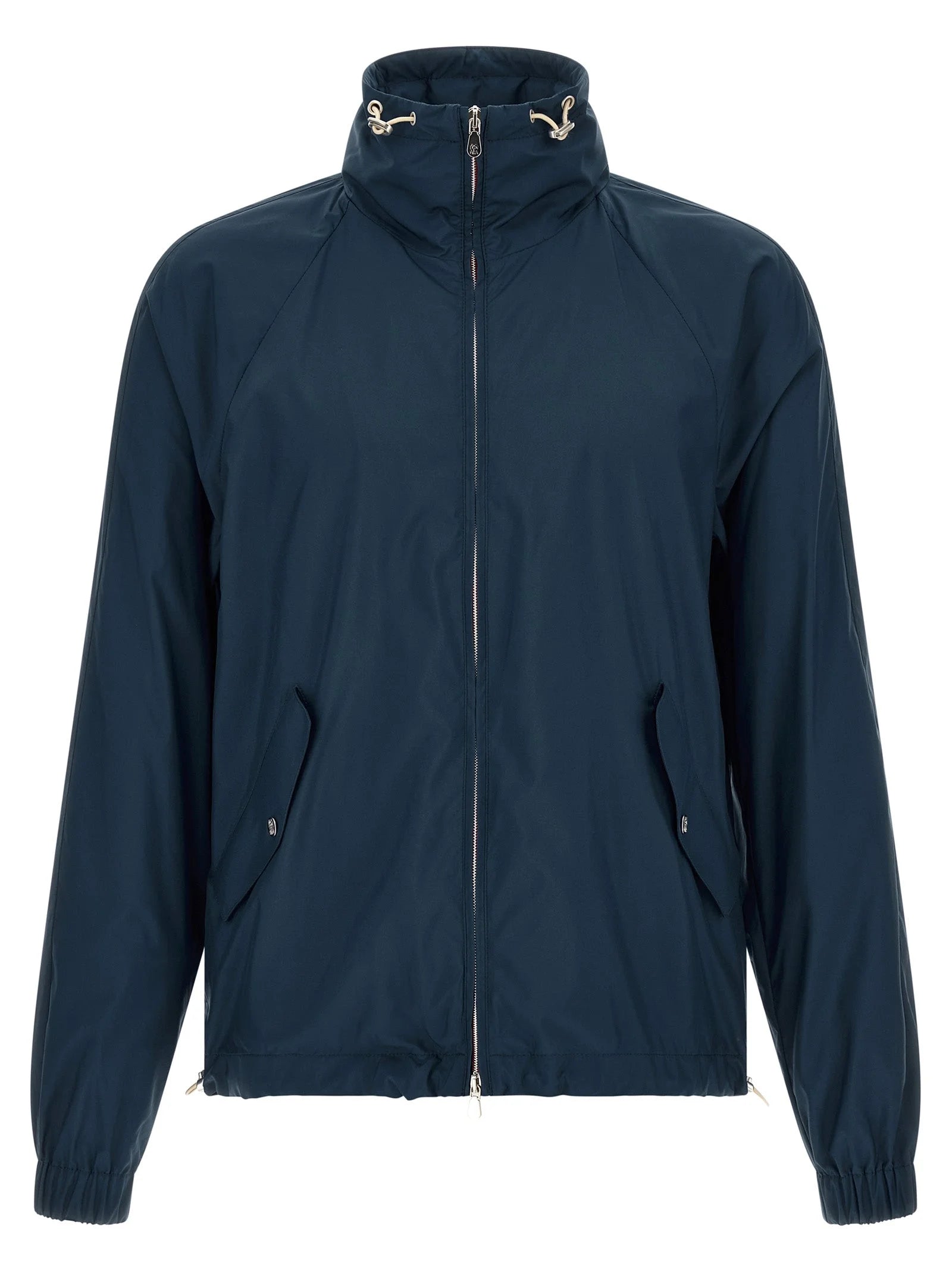 Brunello Cucinelli Blue Polyester Full-Length Jacket
